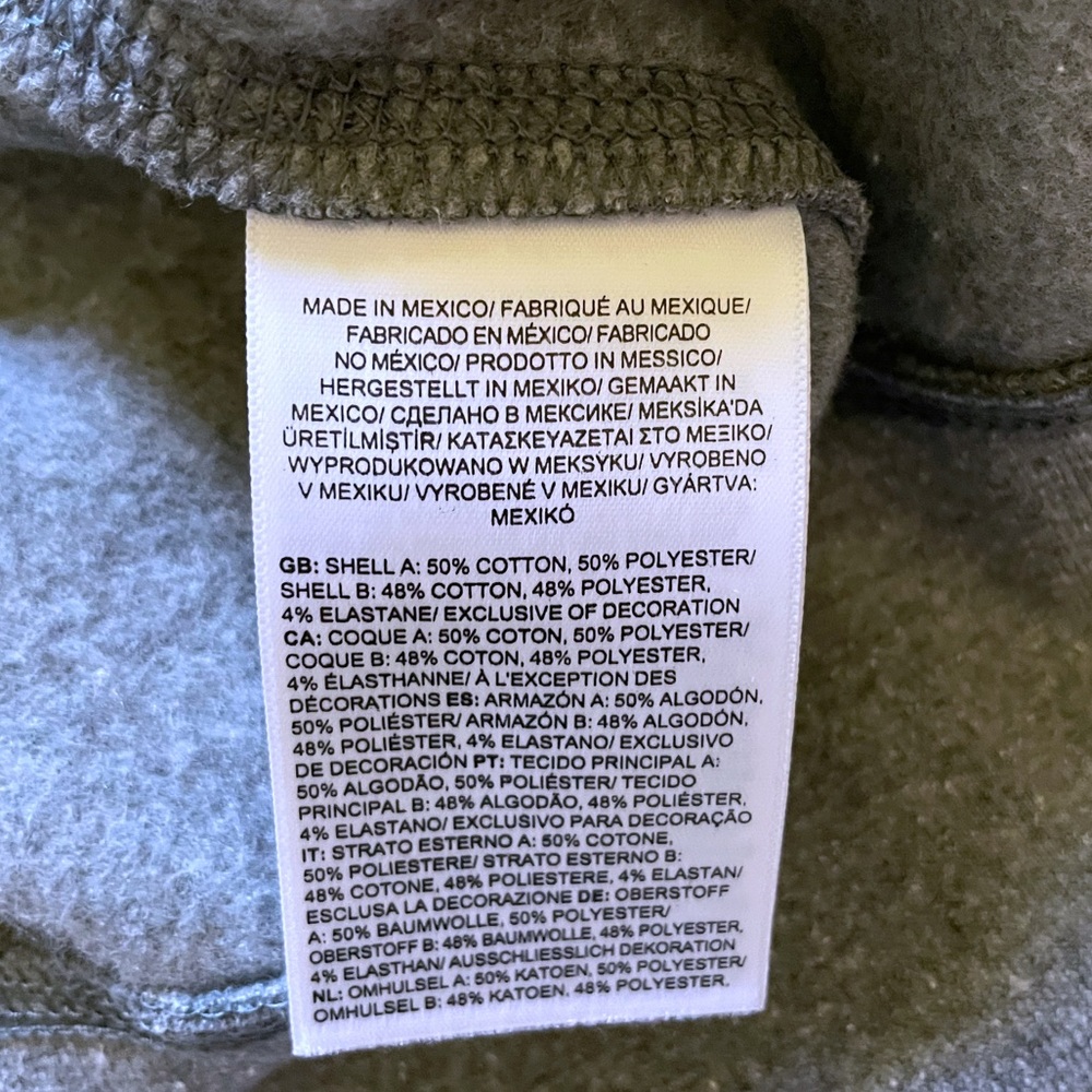 The North Face Men’s Heritage Patch Full Zip Hoodie In Grey - Picture 5 of 7